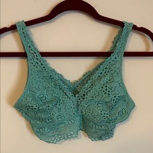 Aerie Lace Bralette in Teal